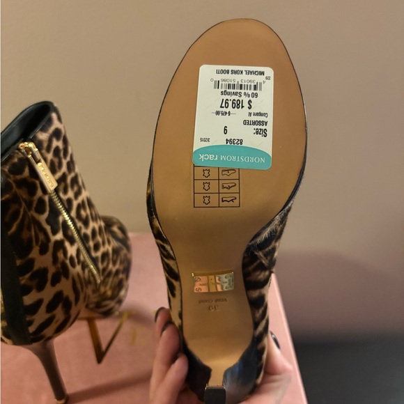 Brand New without Box Michael Kors Leopard Platform Boots Size 9 - Picture 7 of 8